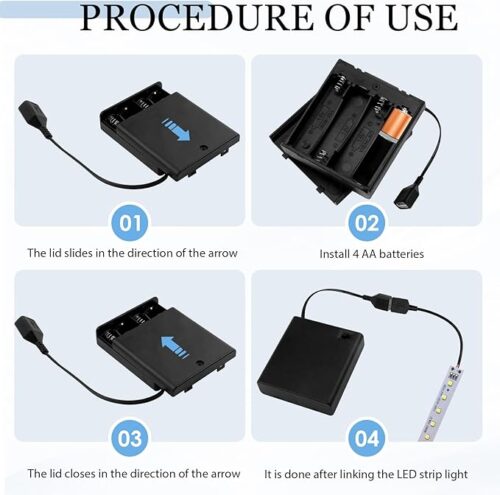 Support de Piles AA avec Sortie USB – Alimentation nomade 5V – Image 2