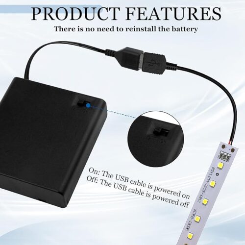 Support de Piles AA avec Sortie USB – Alimentation nomade 5V – Image 3